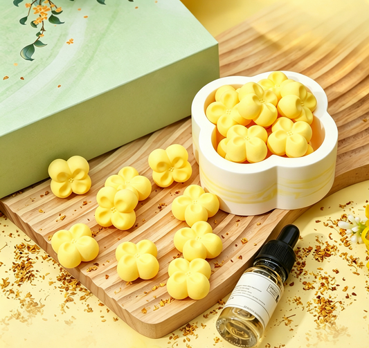 Osmanthus Aroma Flower Gift Set, Plaster Box