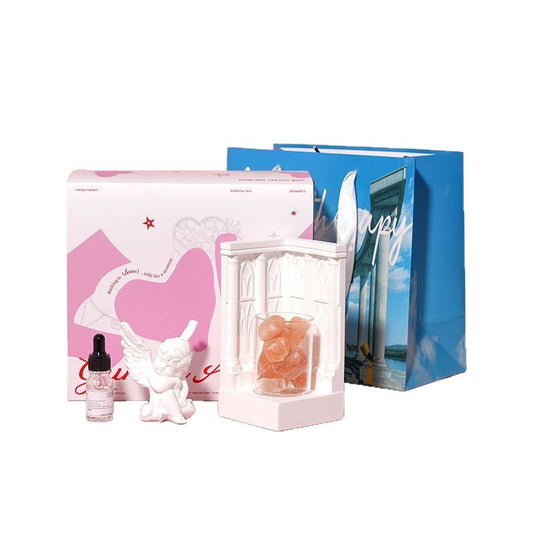 Angel Castle Aroma Light Gift Set, Orange Crystal, Freesia